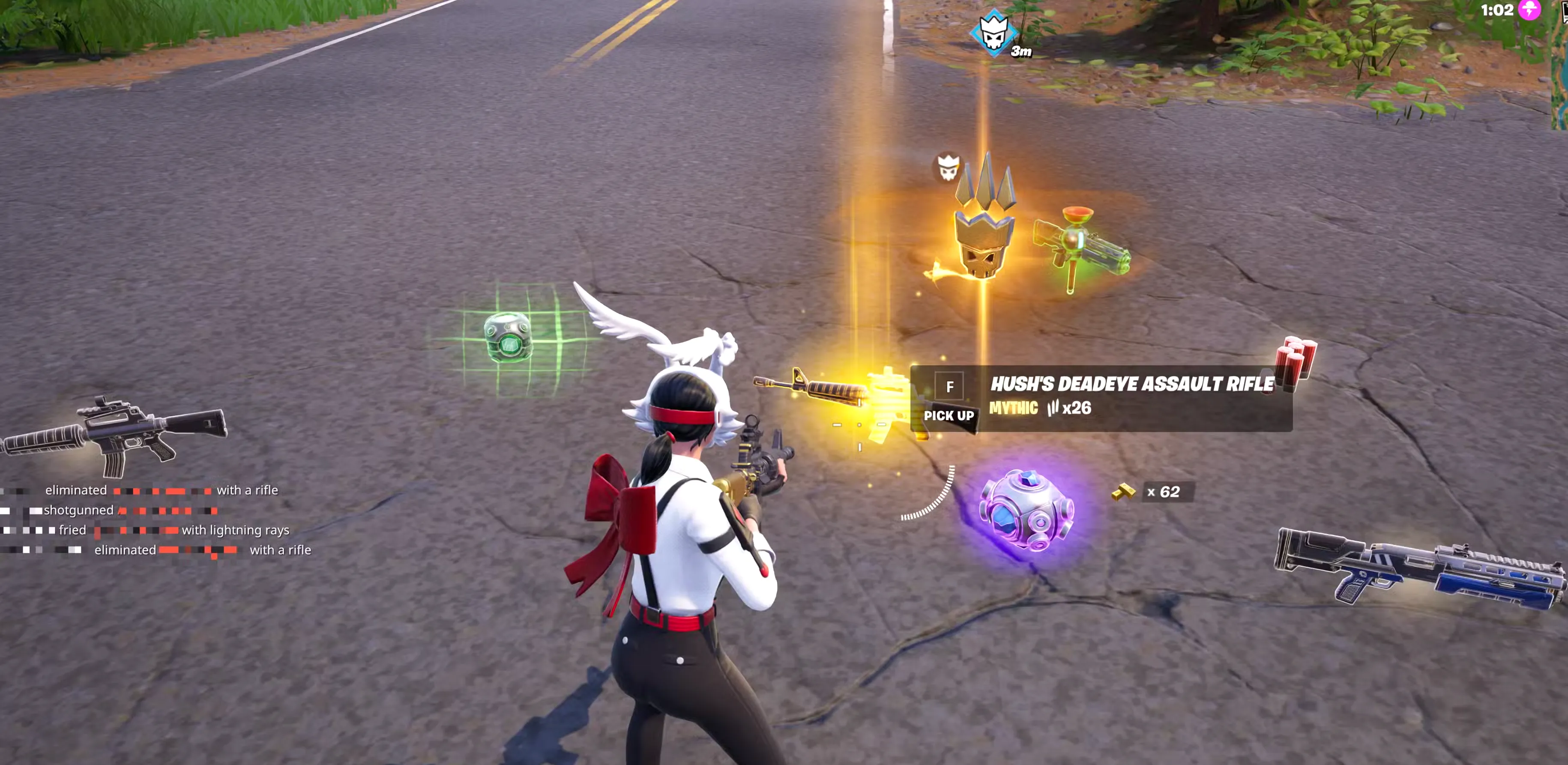 Hush Deadeye Assault Rifle fortnite